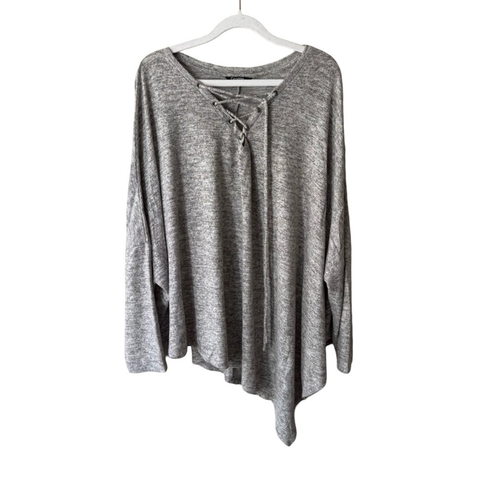 George Gray Asymmetrical Long Sleeve Tunic Women’s 4X Casual Relaxed